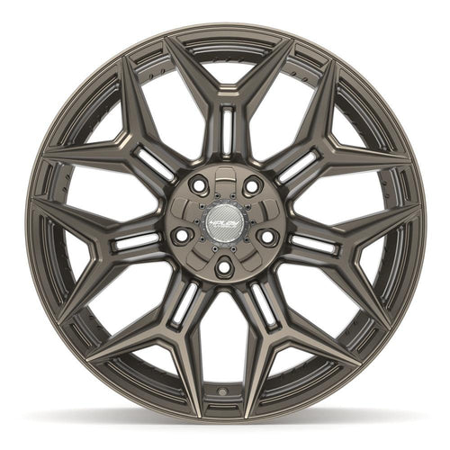 4PLAY 4P44 22x10 5x127 + 5x139.7 -18et Satin Bronze Wheel - View 2