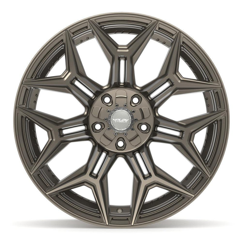 4PLAY 4P44 22x10 5x127 + 5x139.7 -18et Satin Bronze Wheel - View 2