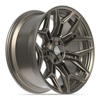 4PLAY 4P44 22x10 5x127 + 5x139.7 -18et Satin Bronze Wheel - View 3