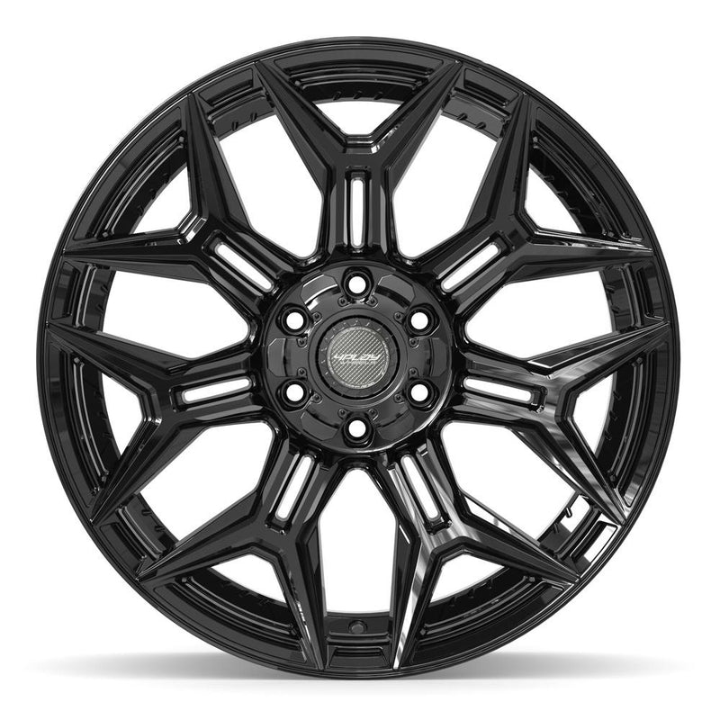 4PLAY 4P44 22x10 6x135 + 6x139.7 -18et Gloss Black Wheel - View 2