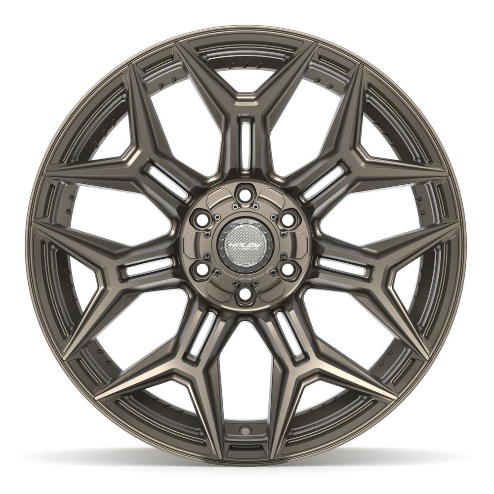 4PLAY 4P44 22x10 6x135 + 6x139.7 -18et Satin Bronze Wheel - View 2