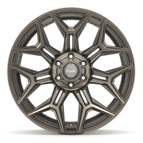 4PLAY 4P44 22x10 6x135 + 6x139.7 -18et Satin Bronze Wheel - View 2