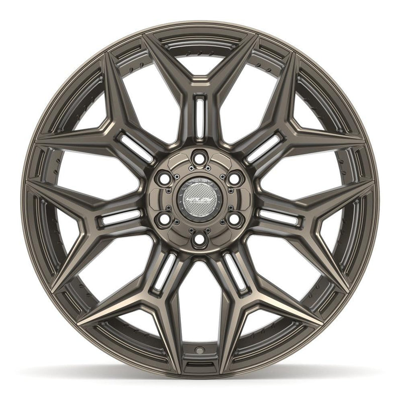 4PLAY 4P44 22x10 6x135 + 6x139.7 -18et Satin Bronze Wheel - View 2