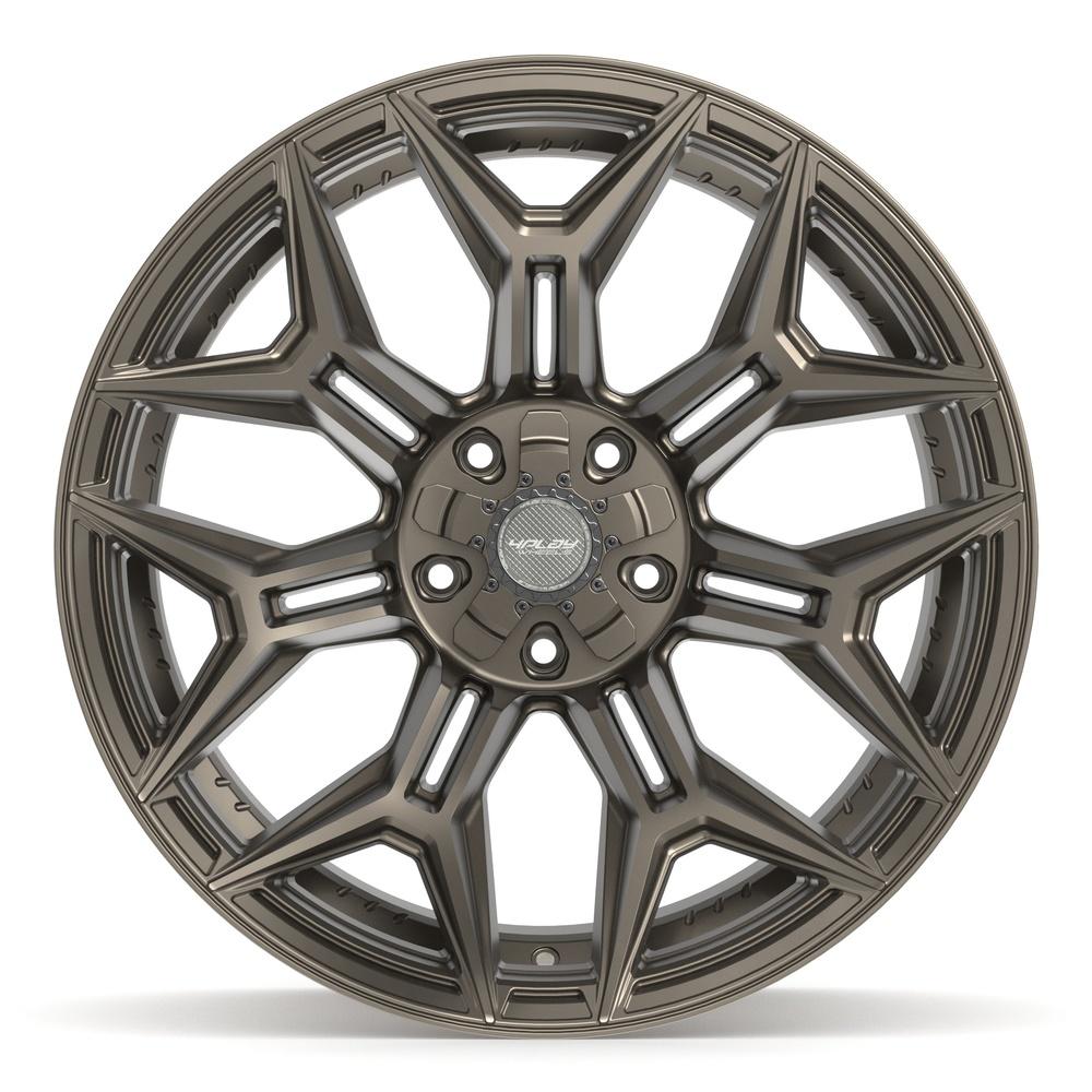 4PLAY 4P44 22x12 5x127 + 5x139.7 -44et Satin Bronze Wheel - View 2