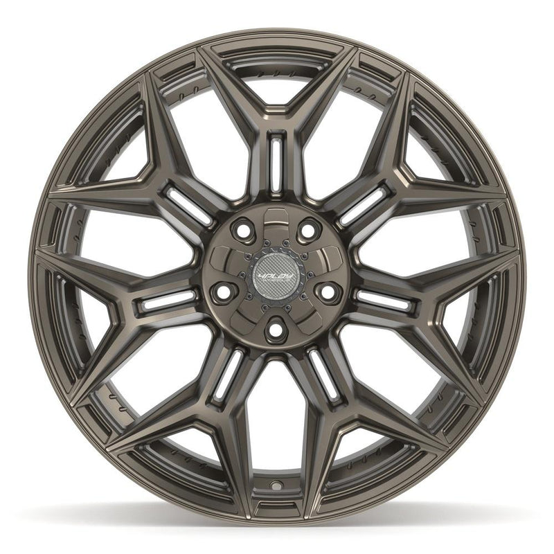 4PLAY 4P44 22x12 5x127 + 5x139.7 -44et Satin Bronze Wheel - View 2