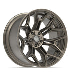 4PLAY 4P44 22x12 5x127 + 5x139.7 -44et Satin Bronze Wheel