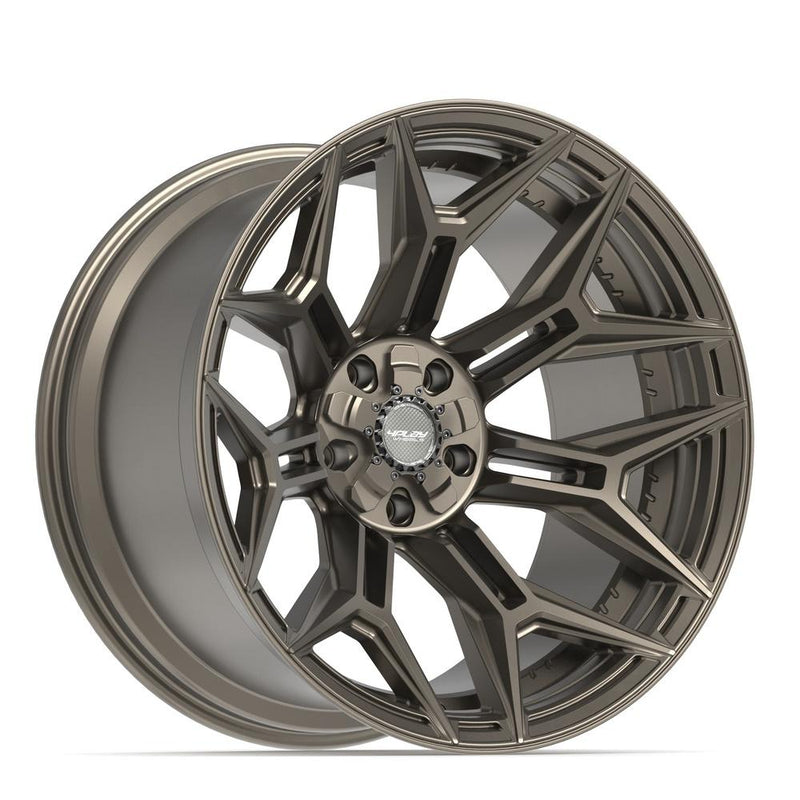 4PLAY 4P44 22x12 5x127 + 5x139.7 -44et Satin Bronze Wheel