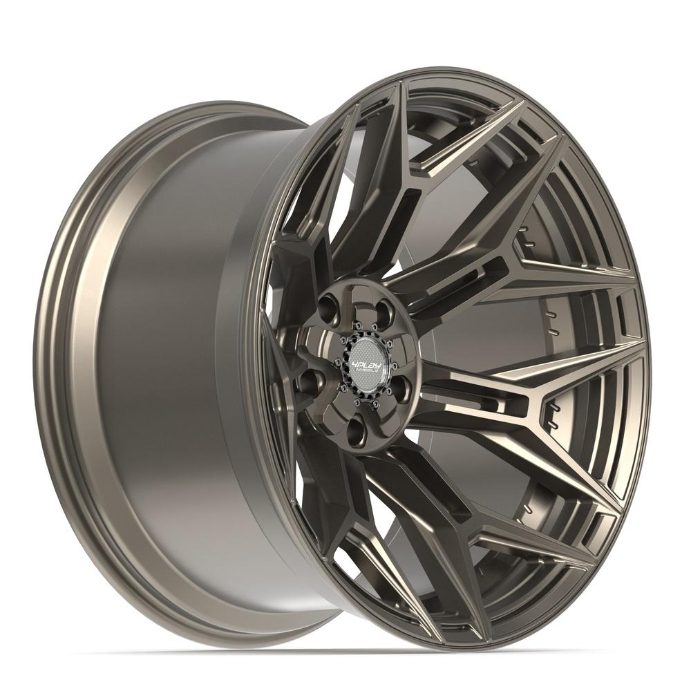 4PLAY 4P44 22x12 5x127 + 5x139.7 -44et Satin Bronze Wheel - View 3