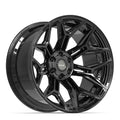 4PLAY 4P44 22x12 6x135 + 6x139.7 -44et Gloss Black Wheel