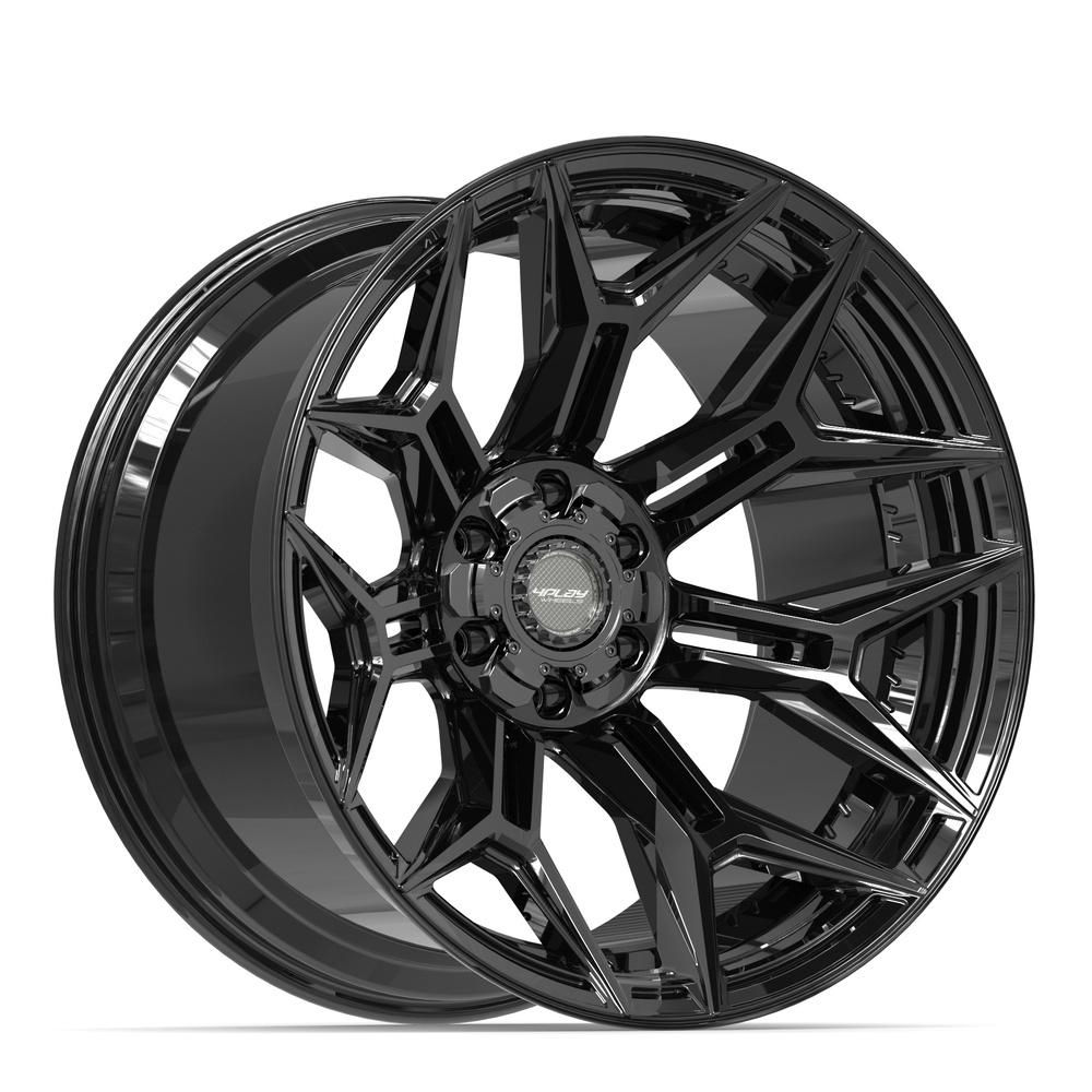 4PLAY 4P44 22x12 6x135 + 6x139.7 -44et Gloss Black Wheel