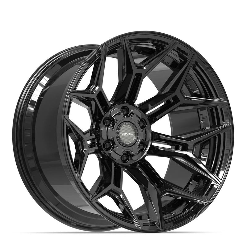 4PLAY 4P44 22x12 6x135 + 6x139.7 -44et Gloss Black Wheel