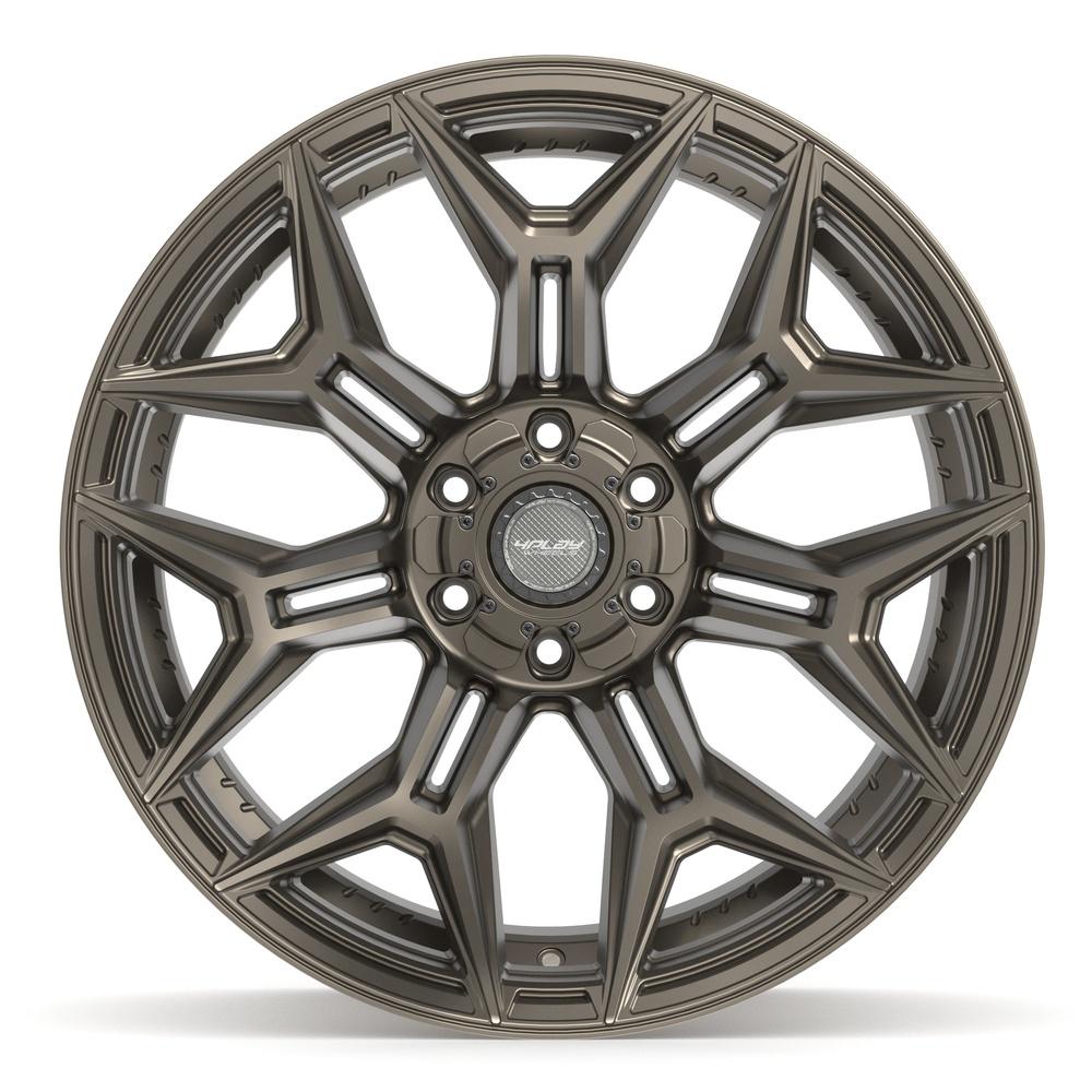 4PLAY 4P44 22x12 6x135 + 6x139.7 -44et Satin Bronze Wheel - View 2