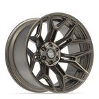 4PLAY 4P44 22x12 6x135 + 6x139.7 -44et Satin Bronze Wheel