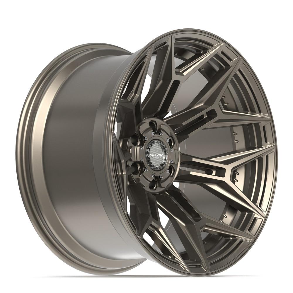 4PLAY 4P44 22x12 6x135 + 6x139.7 -44et Satin Bronze Wheel - View 3