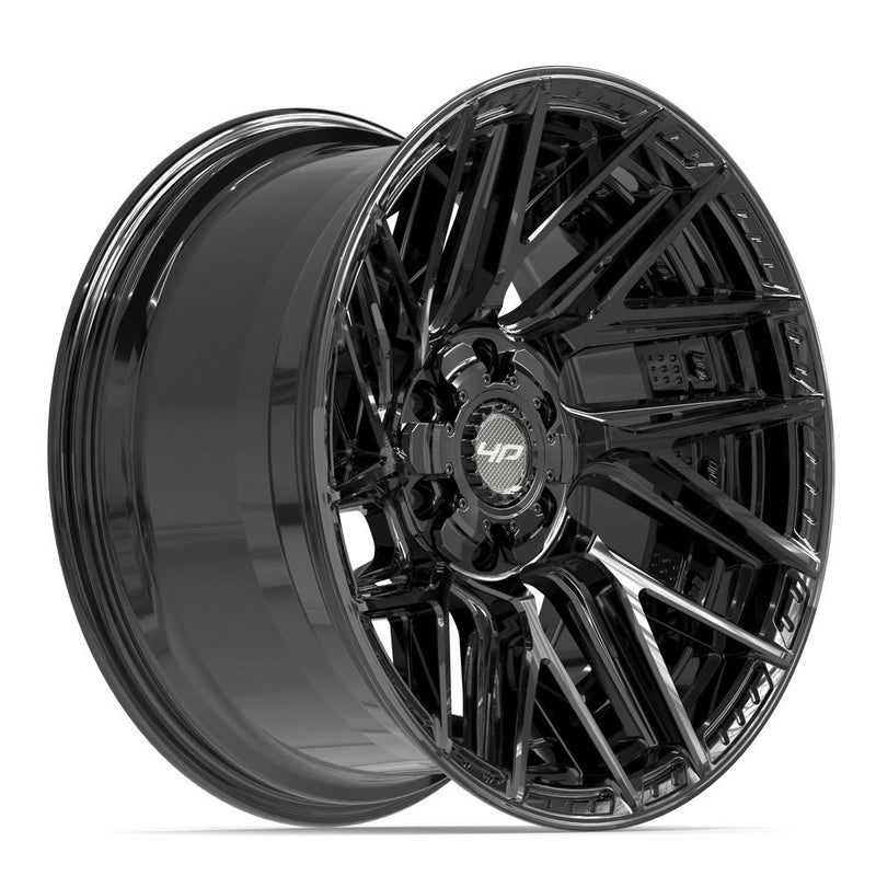 4PLAY 4P45 20x10 6x135 + 6x139.7 -18et Gloss Black Wheel - View 3