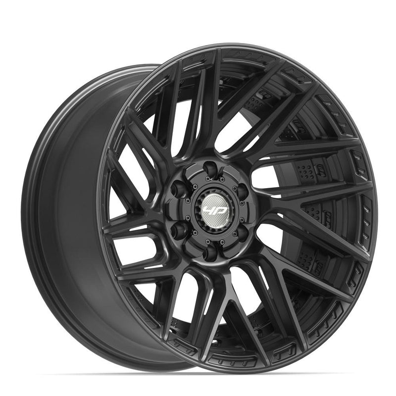 4PLAY 4P45 20x10 6x135 + 6x139.7 -18et Satin Black Wheel