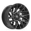 4PLAY 4P45 20x10 6x135 + 6x139.7 -18et Gloss Black Brushed with Tinted Clear Wheel