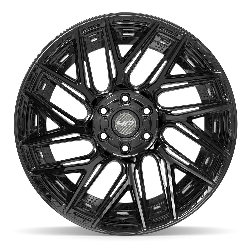 4PLAY 4P45 22x10 6x135 + 6x139.7 -18et Gloss Black Wheel - View 2