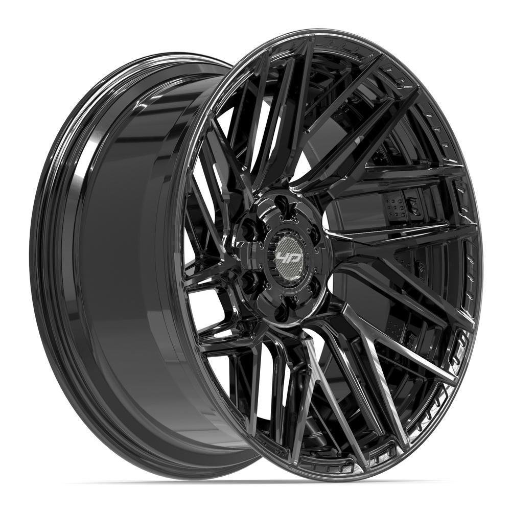 4PLAY 4P45 22x10 6x135 + 6x139.7 -18et Gloss Black Wheel - View 3