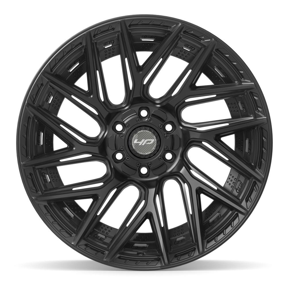 4PLAY 4P45 22x10 6x135 + 6x139.7 -18et Satin Black Wheel - View 2