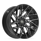 4PLAY 4P45 22x10 6x135 + 6x139.7 -18et Gloss Black Brushed with Tinted Clear Wheel