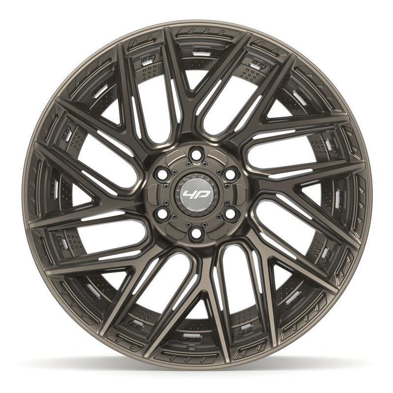 4PLAY 4P45 22x10 6x135 + 6x139.7 -18et Satin Bronze Wheel - View 2