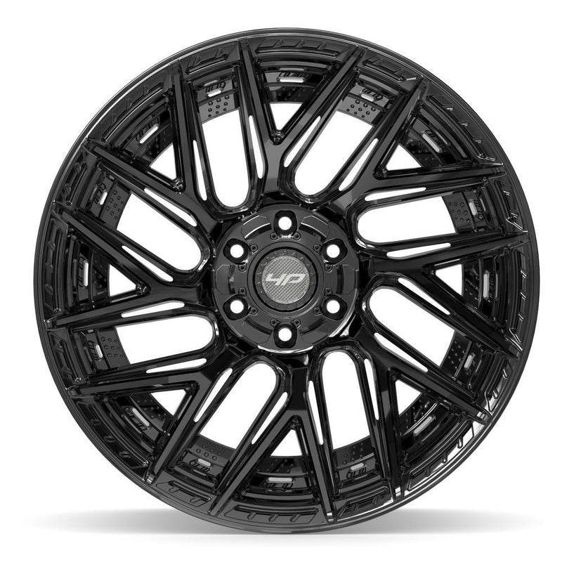 4PLAY 4P45 22x12 6x135 + 6x139.7 -44et Gloss Black Wheel - View 2