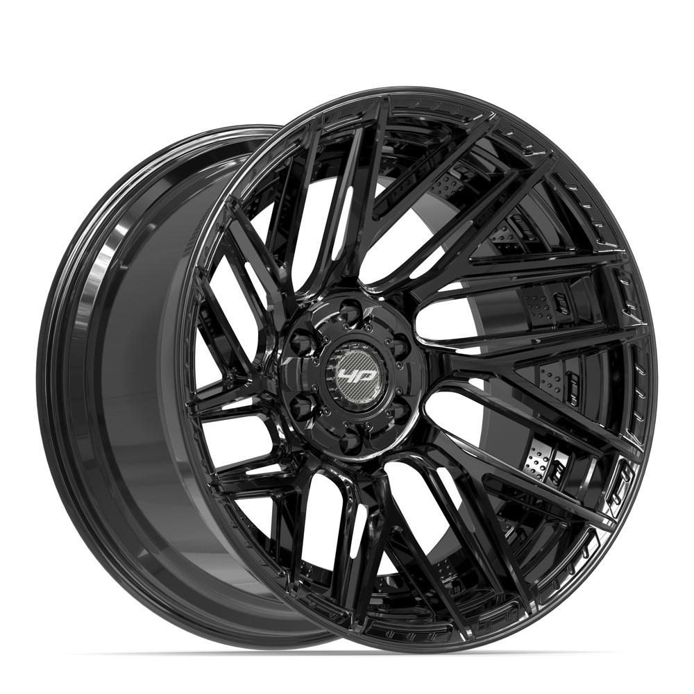 4PLAY 4P45 22x12 6x135 + 6x139.7 -44et Gloss Black Wheel