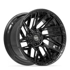 4PLAY 4P45 22x12 6x135 + 6x139.7 -44et Gloss Black Wheel