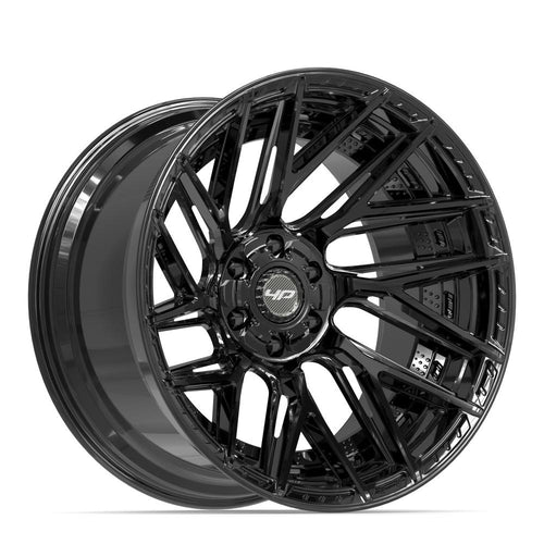4PLAY 4P45 22x12 6x135 + 6x139.7 -44et Gloss Black Wheel