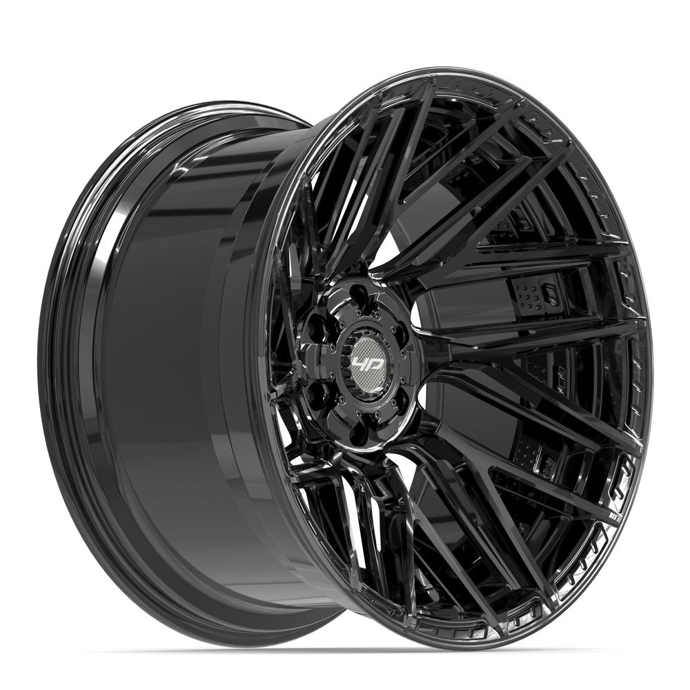 4PLAY 4P45 22x12 6x135 + 6x139.7 -44et Gloss Black Wheel - View 3