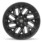 4PLAY 4P45 22x12 6x135 + 6x139.7 -44et Satin Black Wheel - View 2