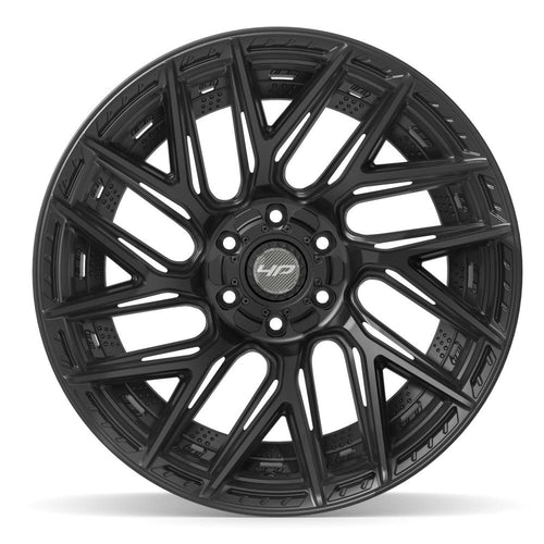 4PLAY 4P45 22x12 6x135 + 6x139.7 -44et Satin Black Wheel - View 2