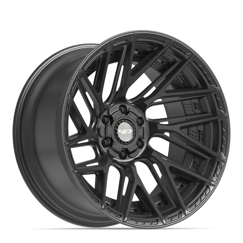 4PLAY 4P45 22x12 6x135 + 6x139.7 -44et Satin Black Wheel