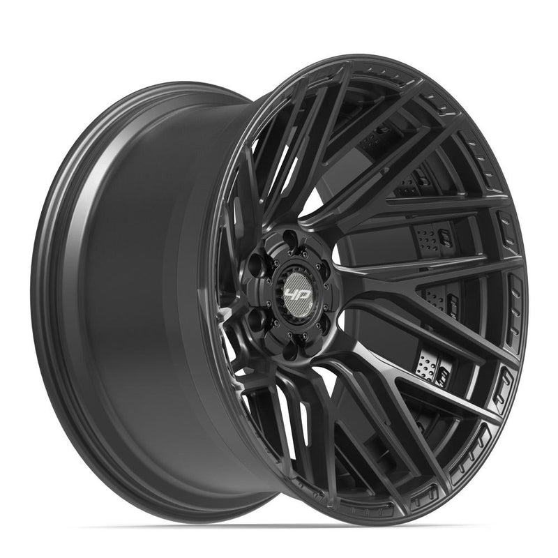 4PLAY 4P45 22x12 6x135 + 6x139.7 -44et Satin Black Wheel - View 3