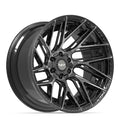 4PLAY 4P45 22x12 6x135 + 6x139.7 -44et Gloss Black Brushed with Tinted Clear Wheel