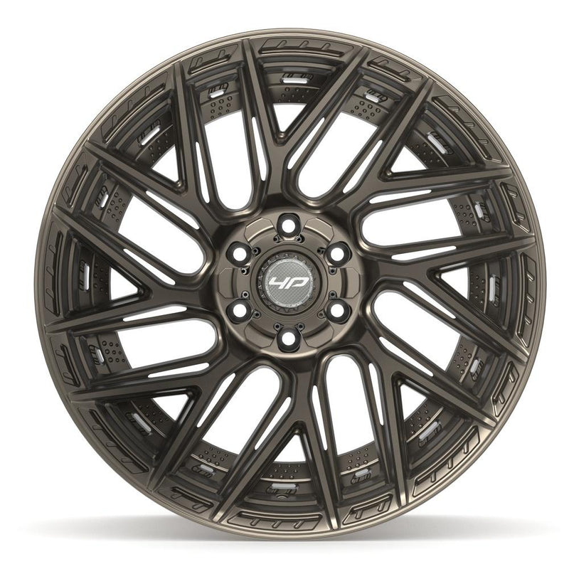 4PLAY 4P45 22x12 6x135 + 6x139.7 -44et Satin Bronze Wheel - View 2