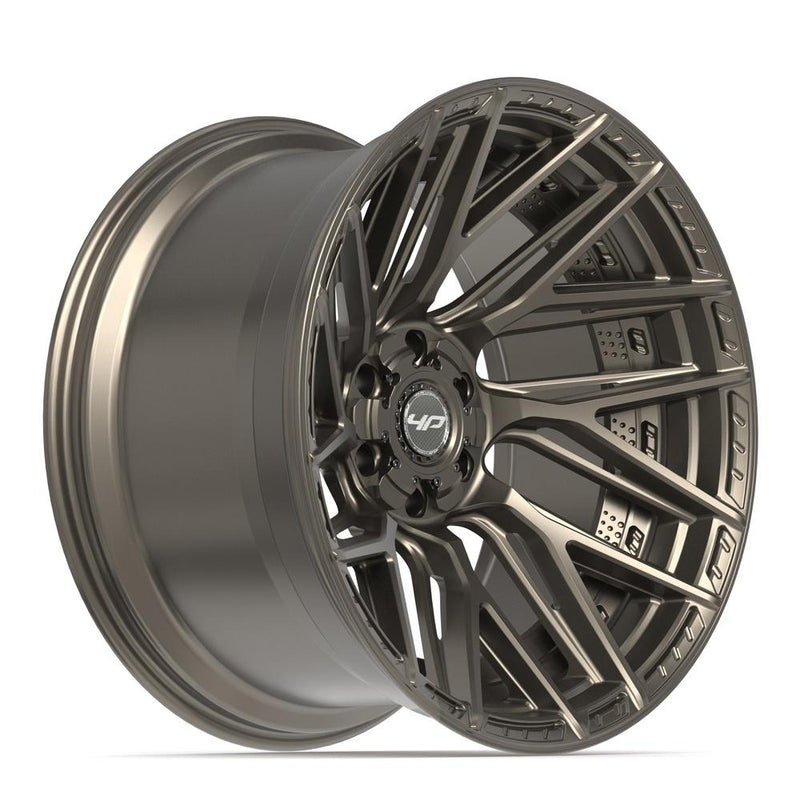 4PLAY 4P45 22x12 6x135 + 6x139.7 -44et Satin Bronze Wheel - View 3