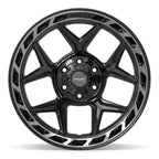 4PLAY 4P55 20x10 6x135 + 6x139.7 -18et Gloss Black Brushed with Tinted Clear Wheel - View 2