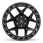 4PLAY 4P55 20x12 6x135 + 6x139.7 -44et Gloss Black Brushed with Tinted Clear Wheel - View 2