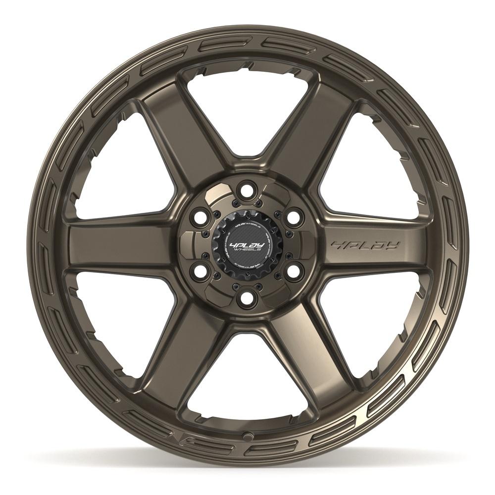 4PLAY 4P63 20x10 6x135 + 6x139.7 -18et Satin Bronze Wheel - View 2