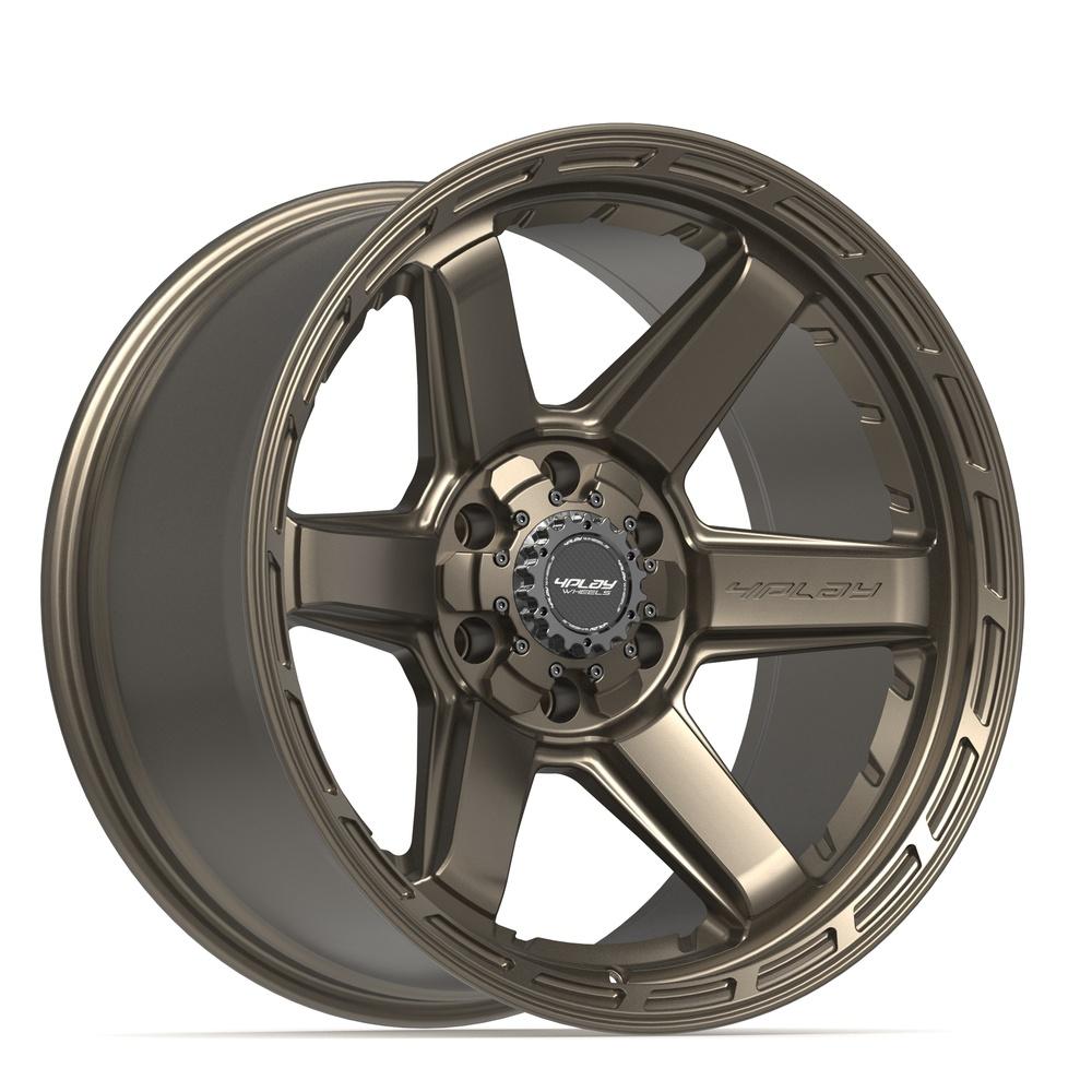 4PLAY 4P63 20x10 6x135 + 6x139.7 -18et Satin Bronze Wheel
