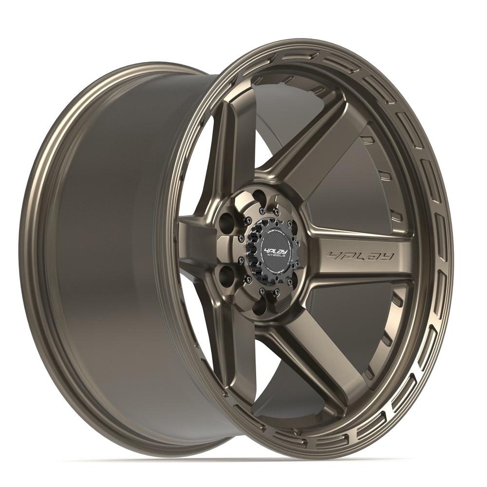 4PLAY 4P63 20x10 6x135 + 6x139.7 -18et Satin Bronze Wheel - View 3