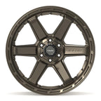4PLAY 4P63 22x10 6x135 + 6x139.7 -18et Satin Bronze Wheel - View 2