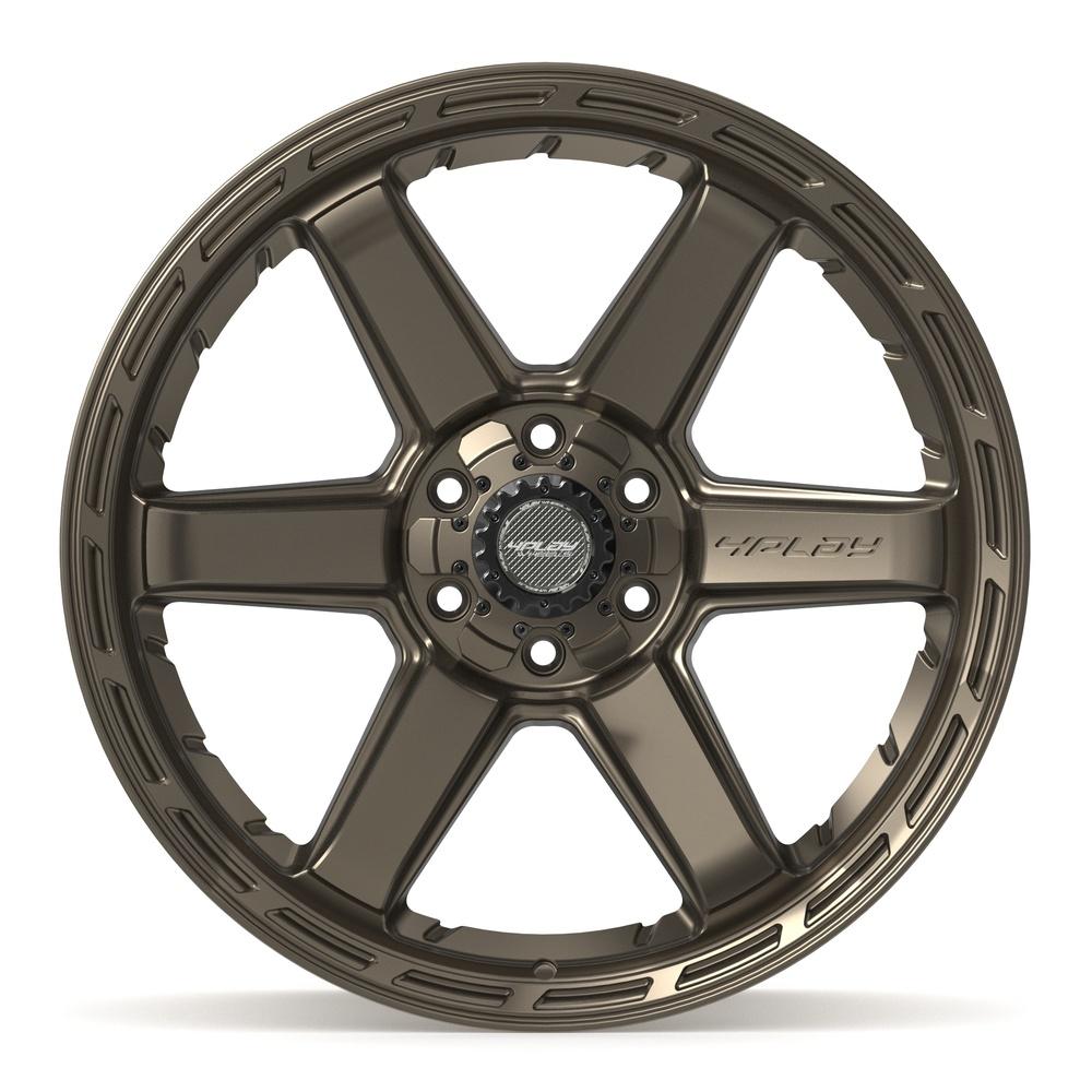 4PLAY 4P63 22x10 6x135 + 6x139.7 -18et Satin Bronze Wheel - View 2