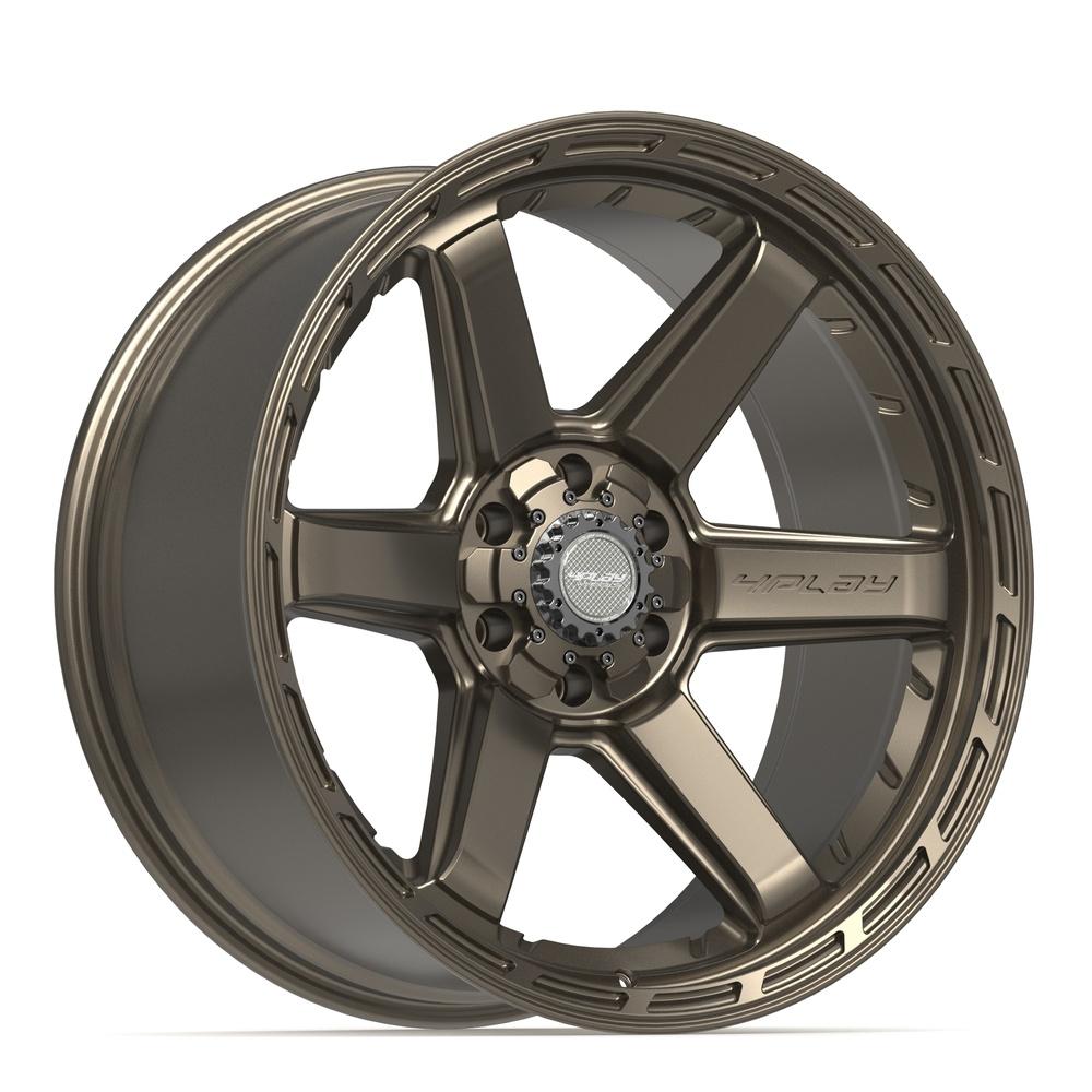 4PLAY 4P63 22x10 6x135 + 6x139.7 -18et Satin Bronze Wheel