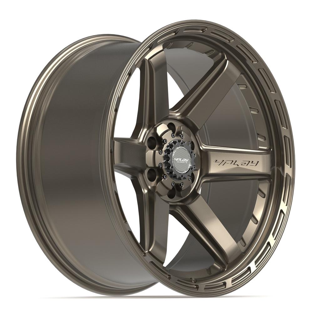 4PLAY 4P63 22x10 6x135 + 6x139.7 -18et Satin Bronze Wheel - View 3