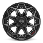 4PLAY 4P80R 20x10 6x135 + 6x139.7 -18et Gloss Black Brushed with Tinted Clear Wheel - View 2