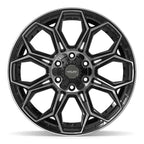 4PLAY 4P83 20x9 6x135 + 6x139.7 0et Gloss Black Brushed with Tinted Clear Wheel - View 2