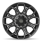 4PLAY 4P83 20x9 8x170 0et Gloss Black Brushed with Tinted Clear Wheel - View 2